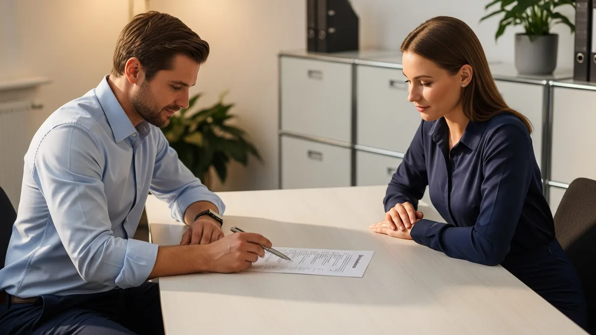 IT consultant and small business owner reviewing an audit readiness checklist