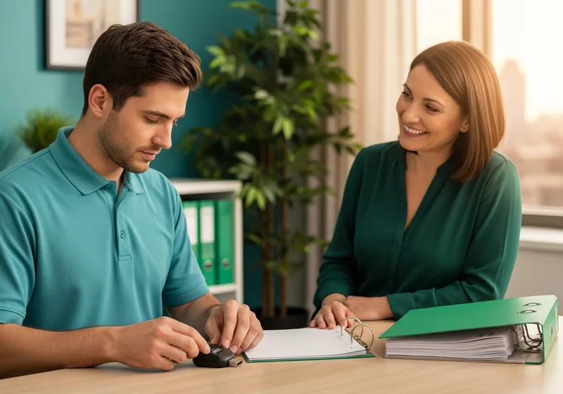 VJNetworks IT technician setting up secure MFA access with an insurance agency office manager