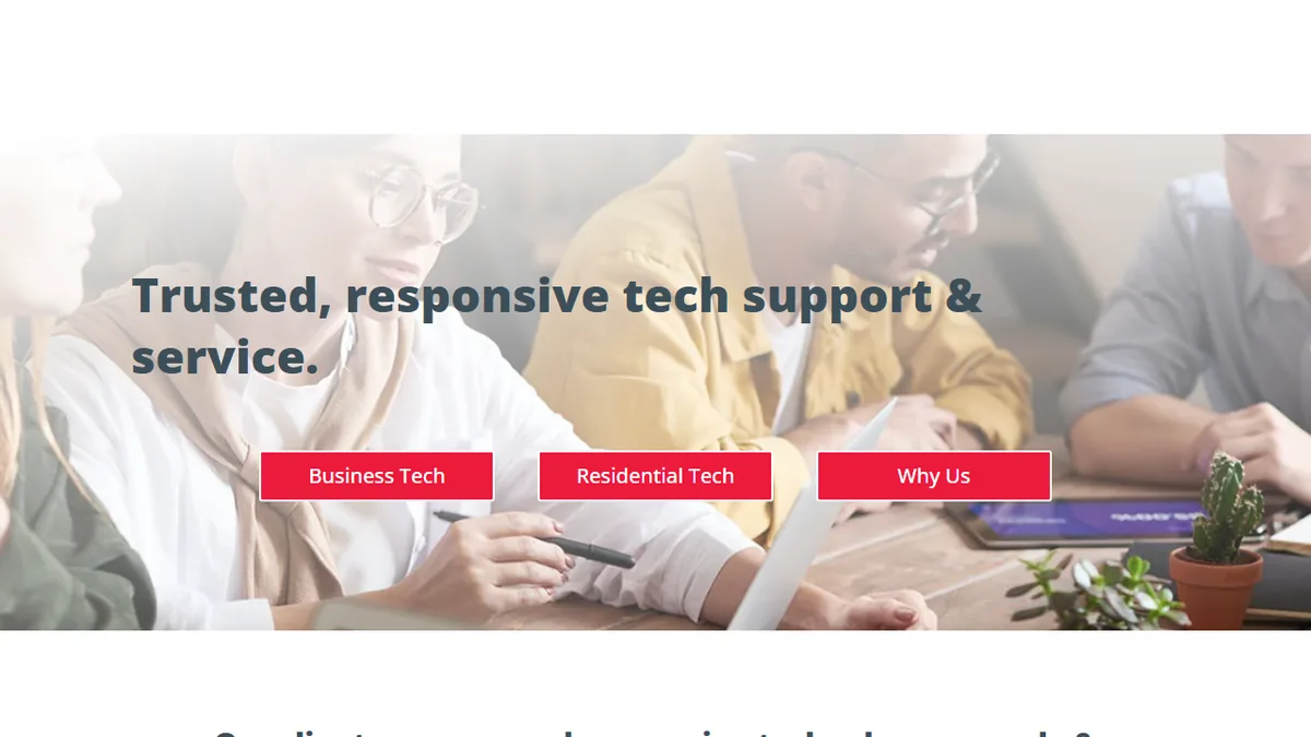 Bergen IT LLC homepage showing business technology support services in Bergen County New Jersey