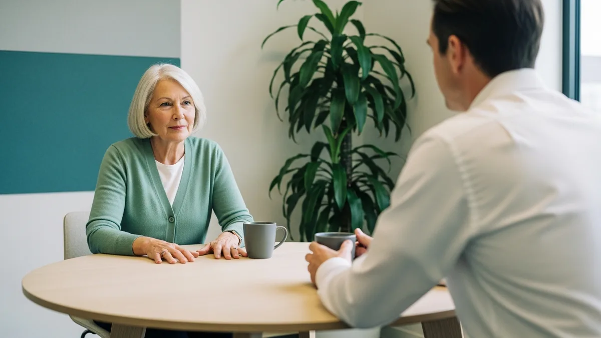CPA firm owner and IT provider seated across a table discussing security requirements for client financial data