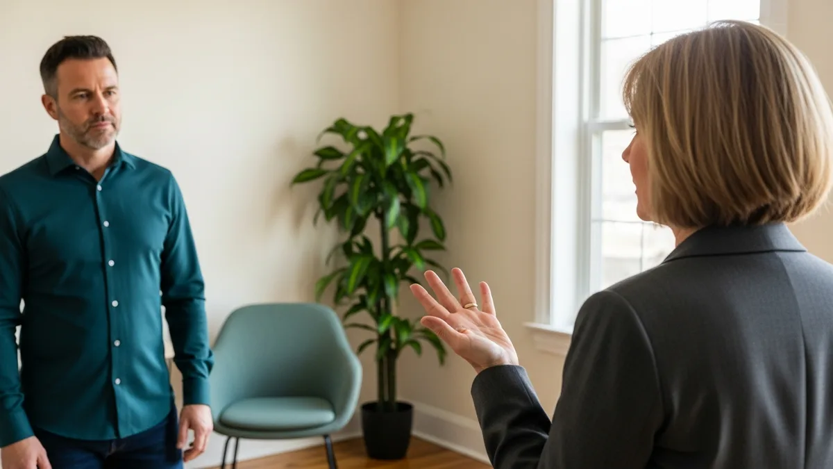 Rockland County business owner asking her IT provider why a cyber insurance application was denied