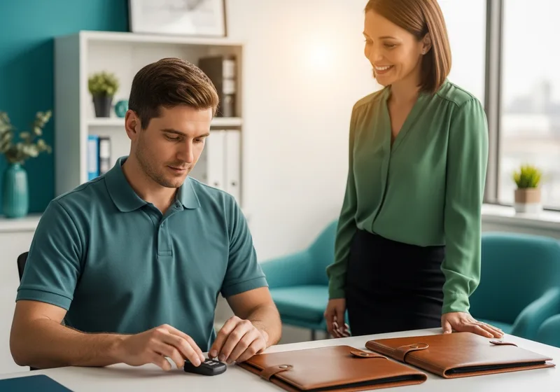 VJNetworks IT technician setting up secure MFA access with a financial advisory office manager