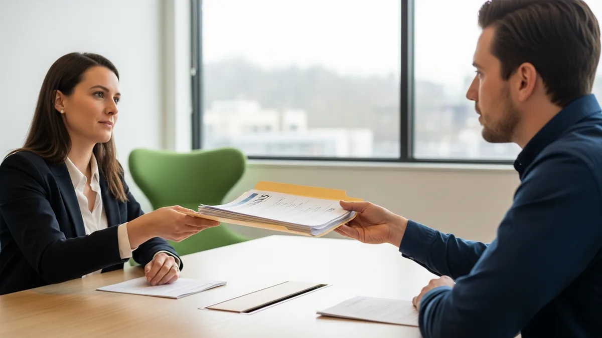 IT documentation handoff meeting between outgoing and incoming managed service providers
