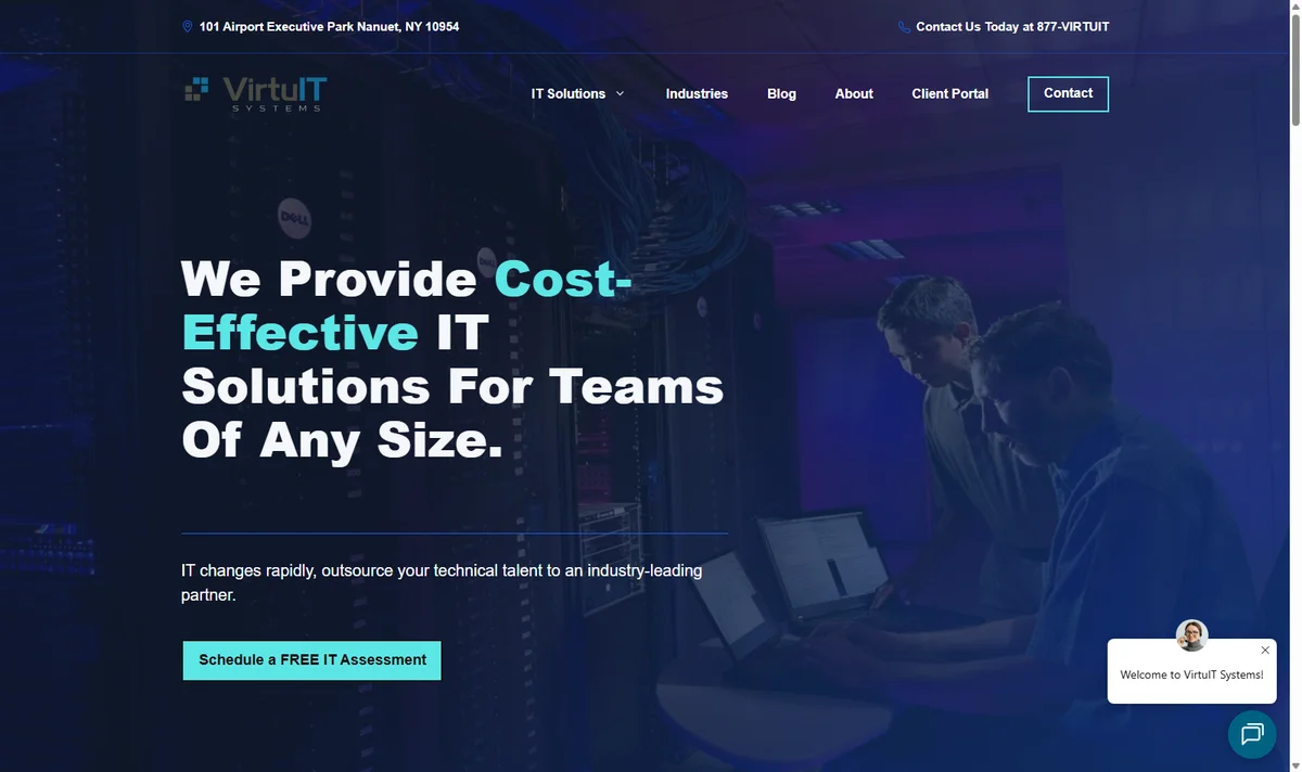 VirtuIT Systems homepage screenshot